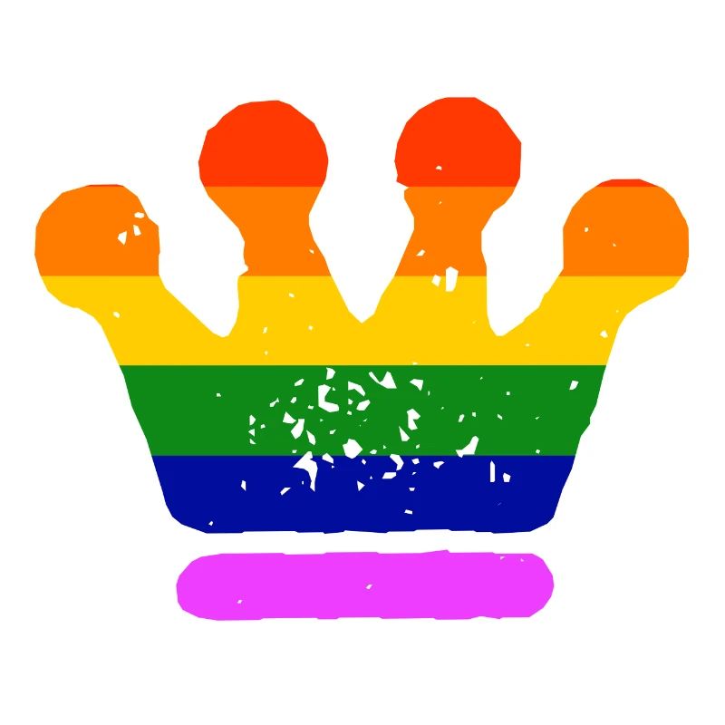 LGBT Gay Pride Crown Crown CSD Rainbow