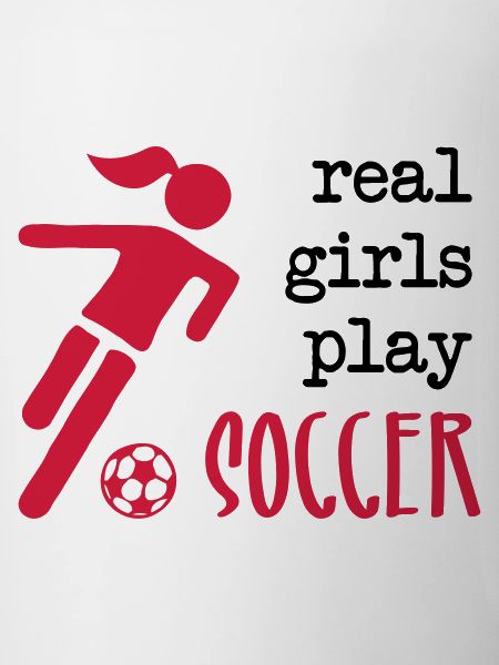 Real girls play soccer