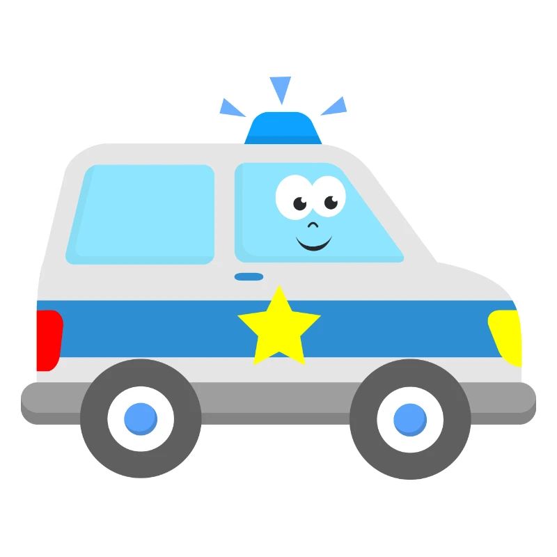 Kinder Polizeiauto