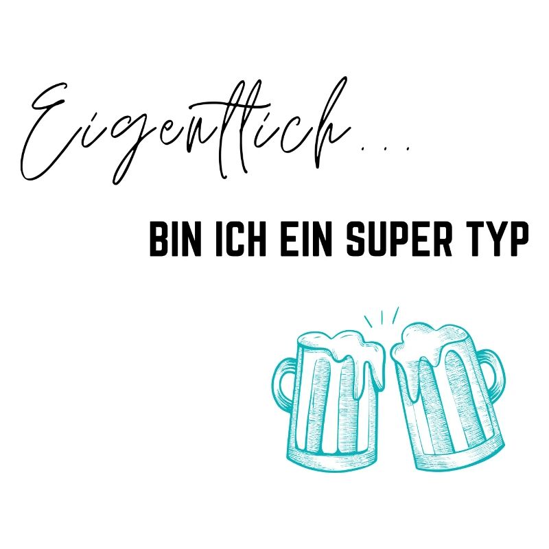 Eigentlich bin ich ein super Typ Design