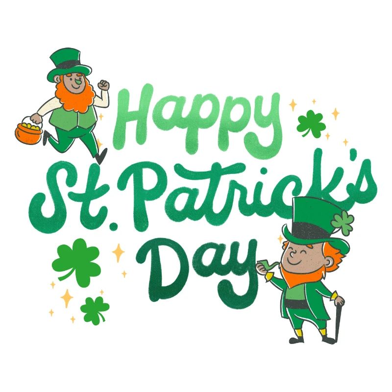 Fröhlichen St Patrick Tag. St. Patrick's Day!