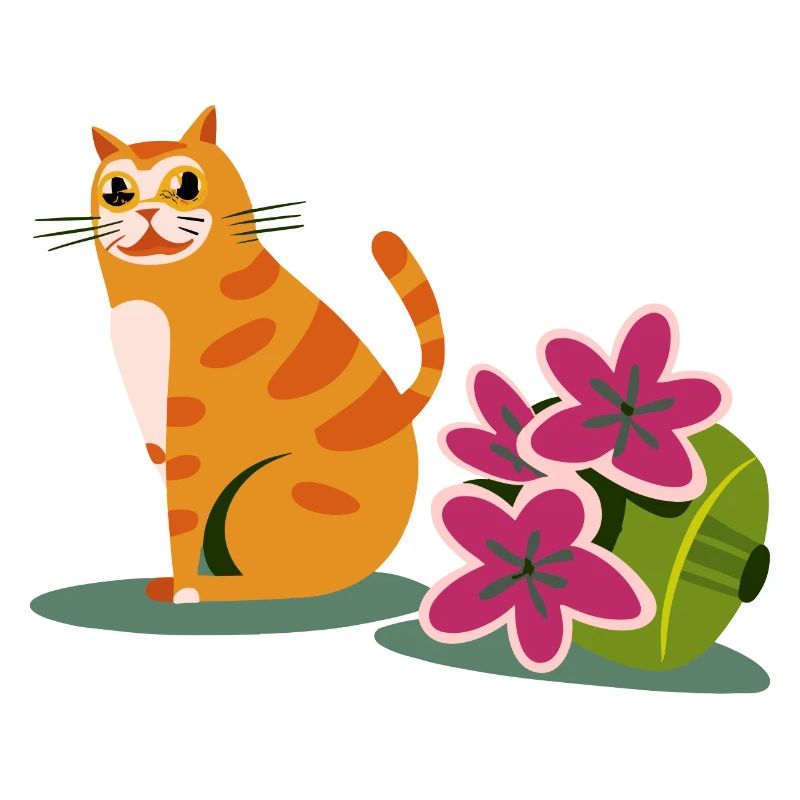 Lustiges Katzen Design