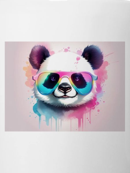 Bär mit farbiger Brille