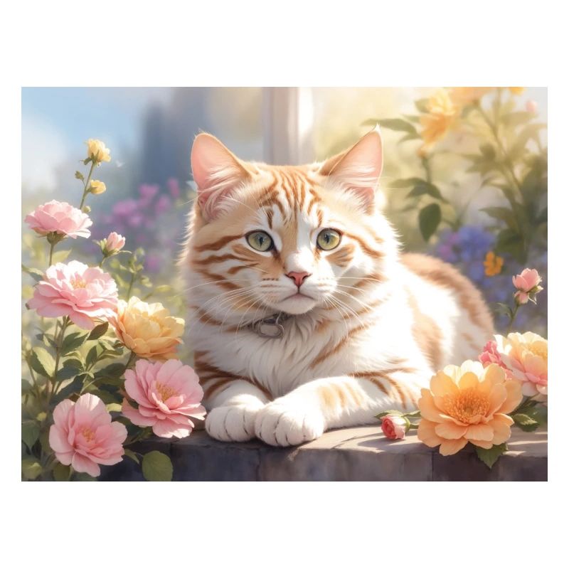 beautiful white cat