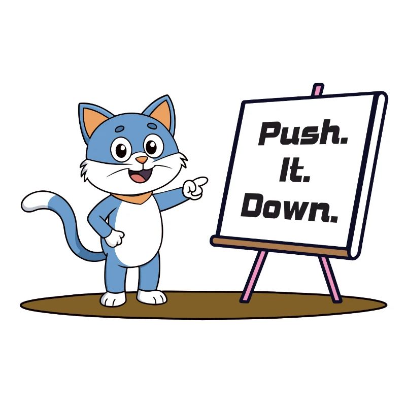 Push. It. Down.