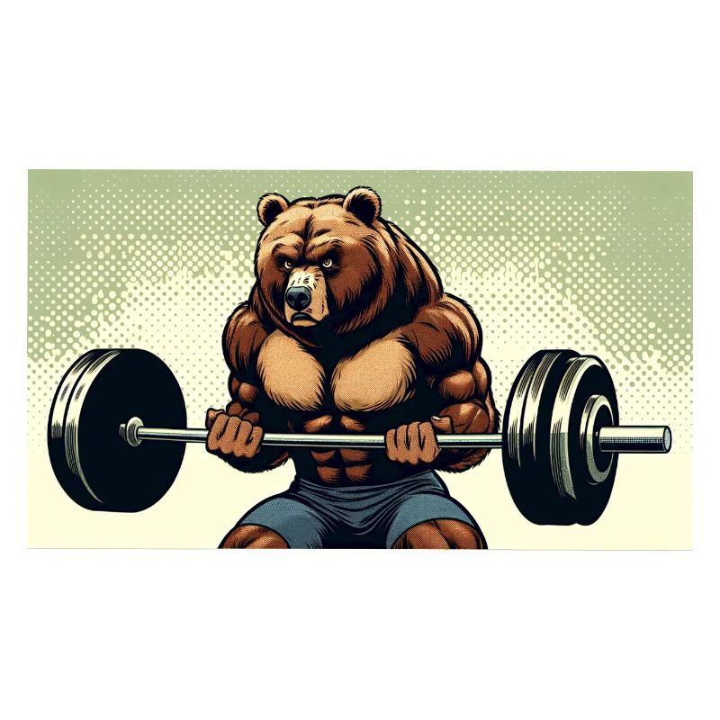 CurlBear – Der Hantel-Champion