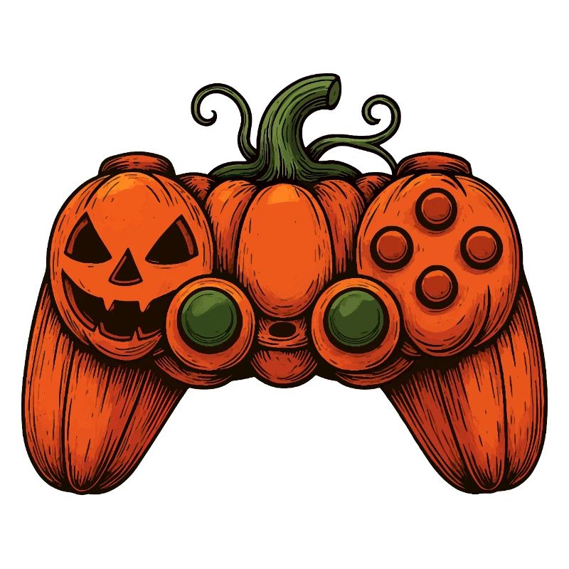 Halloween Controller Kürbis-Duo