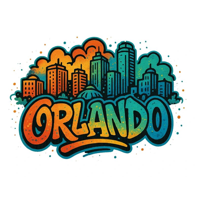 Orlando Graffiti Skyline