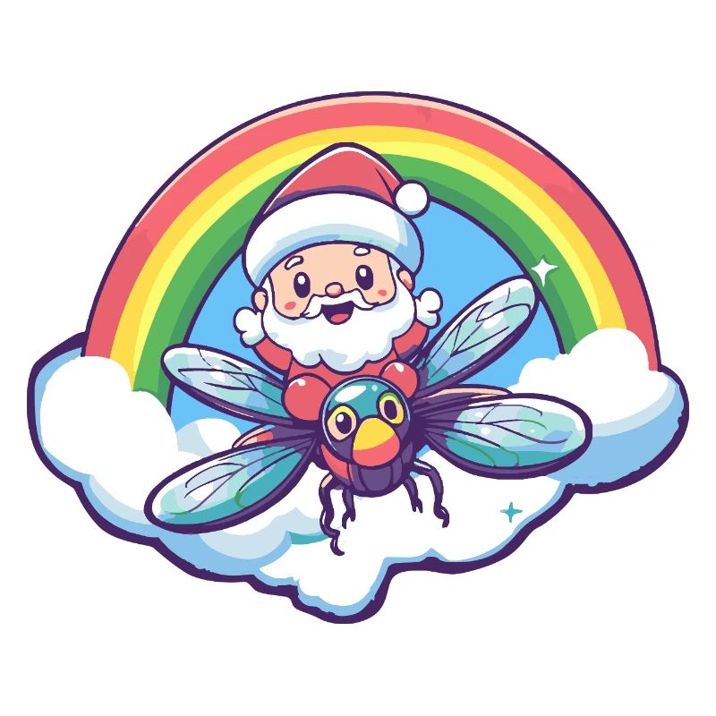 Noël du Père Noël Libellule