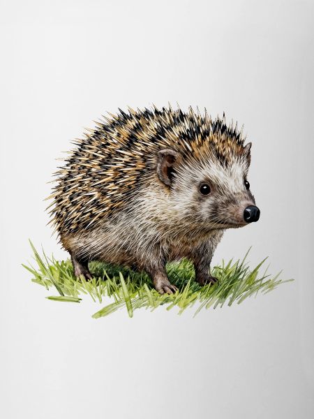 Aquarell Igel im Gras