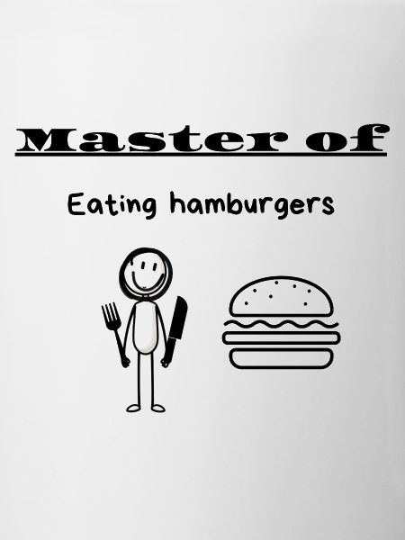 Master of Eating hamburgers
