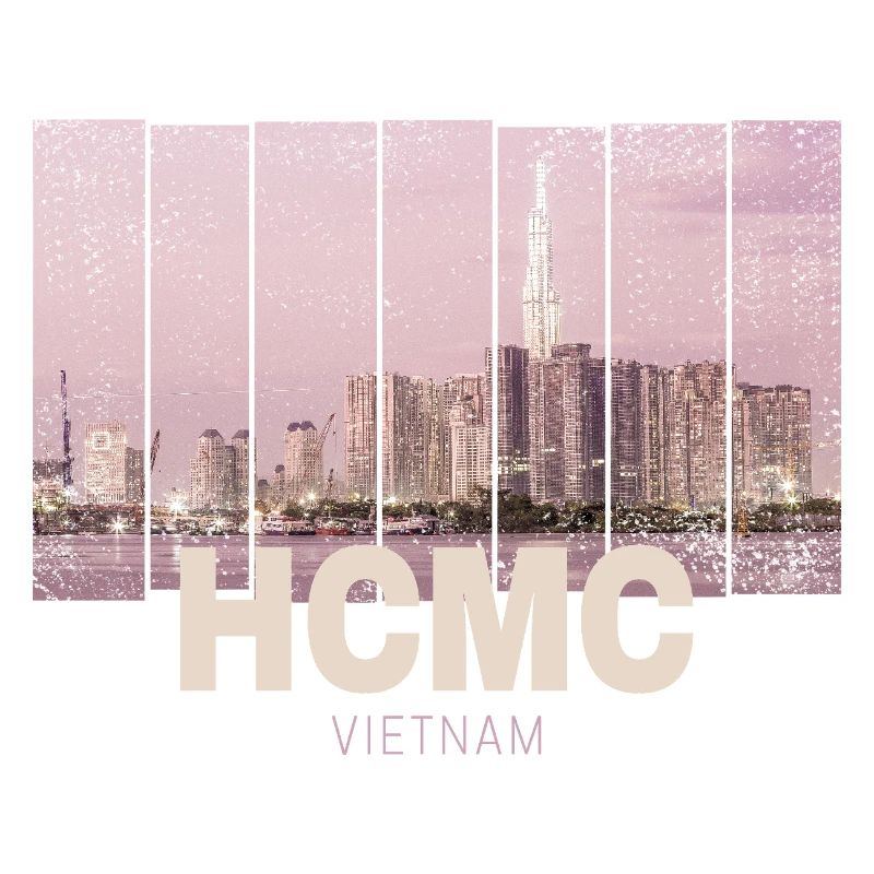 HCMC Saïgon (Hô Chi Minh-Ville) Skyline Vietnam