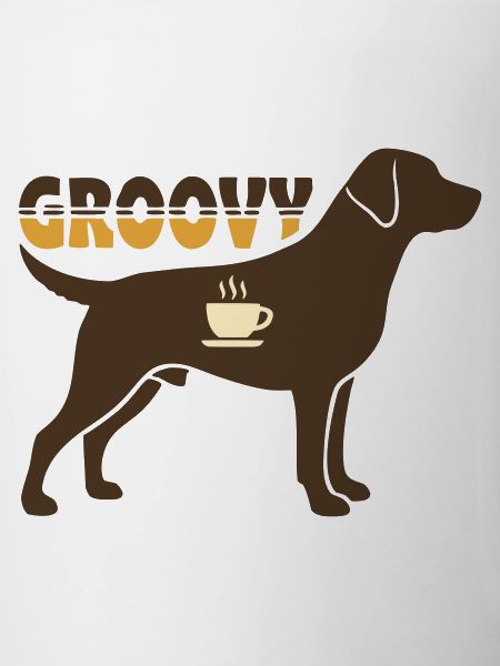 Groovy Dog Retriever Retro