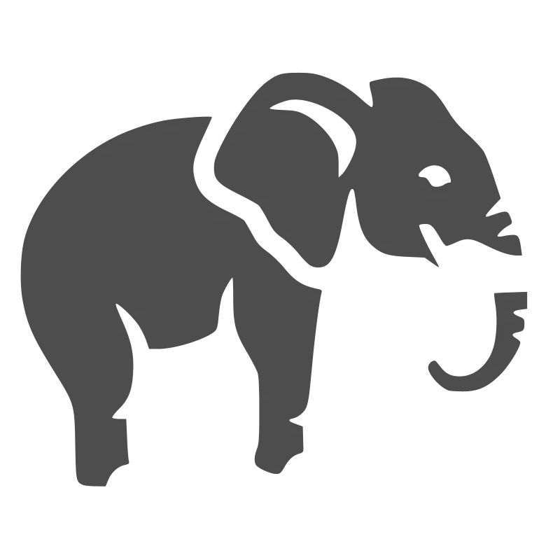 Elefant Silhouette Afrika Tier