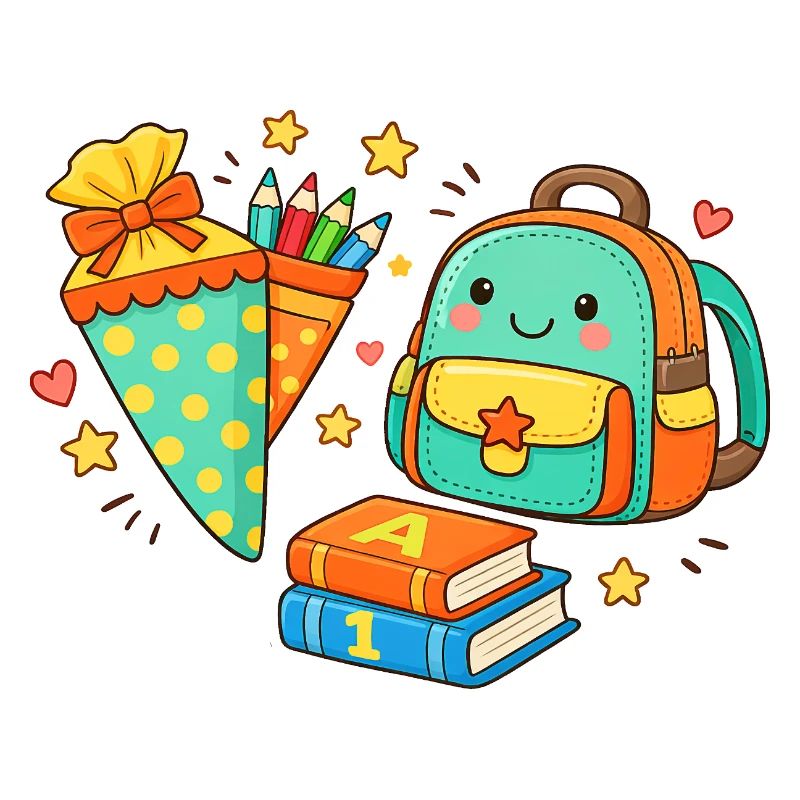 Cozy Back to School Backpack with Pens