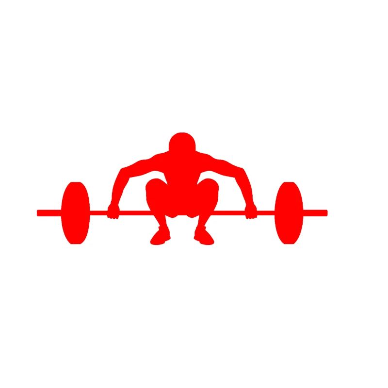 Barbell rouge