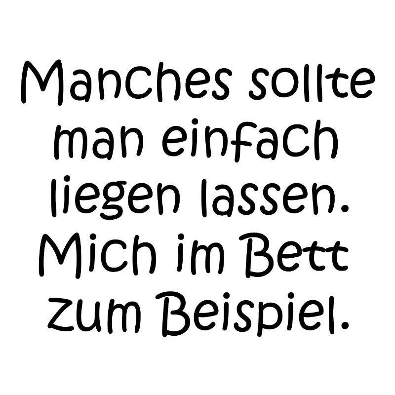Manches sollte man einfach liegen lassen