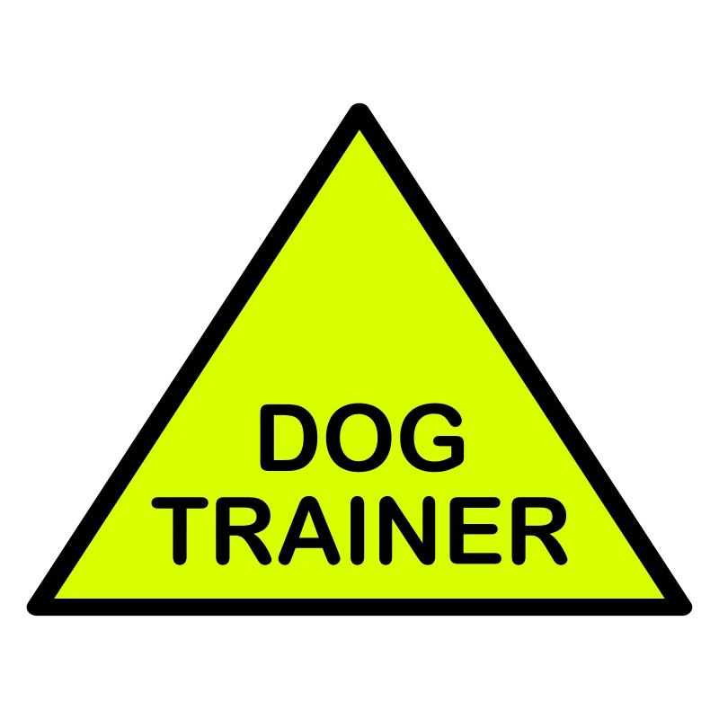 Triangle d’attention du dresseur de chiens