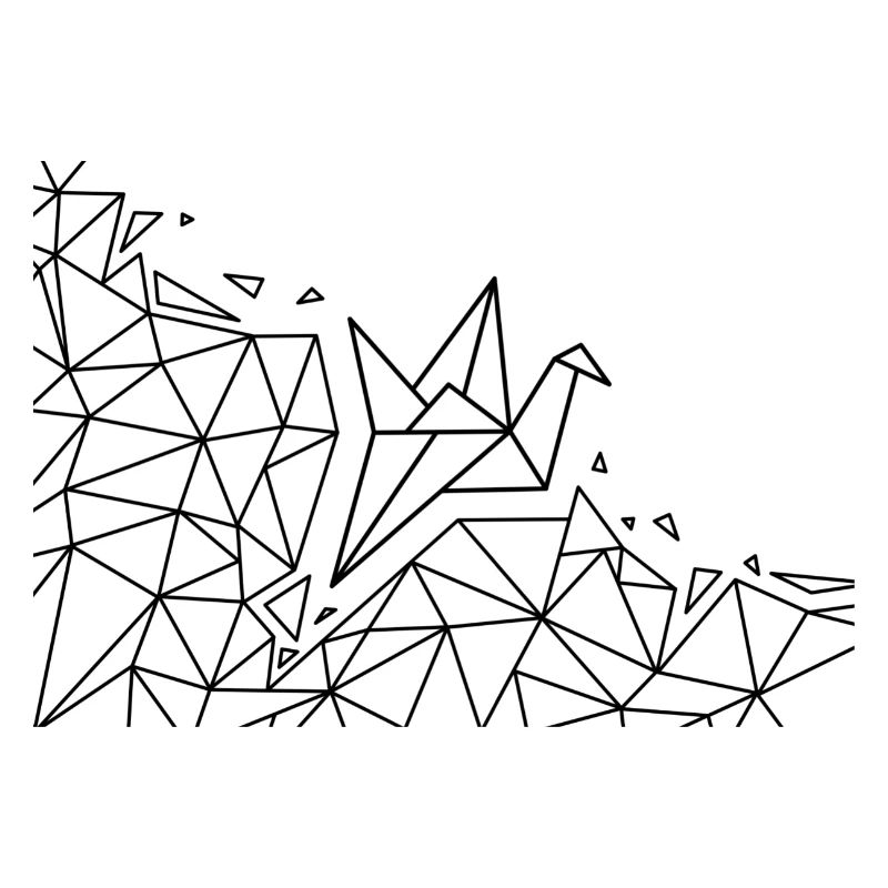Geometric Origami Crane
