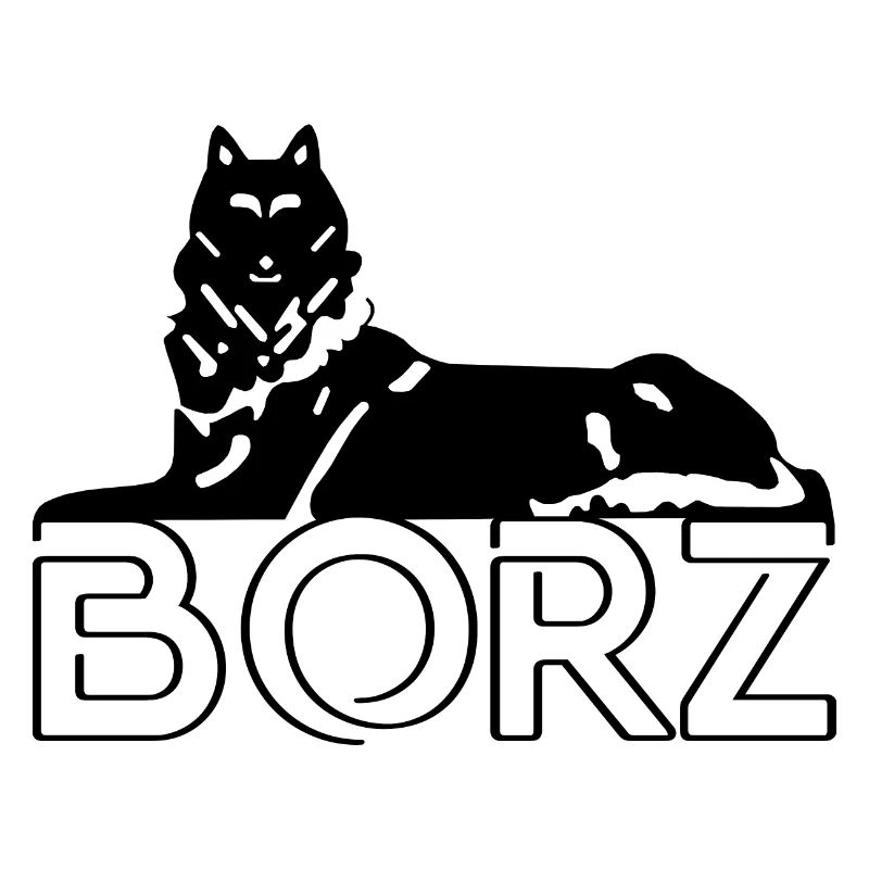 Chechen Borz mit Schriftzug black