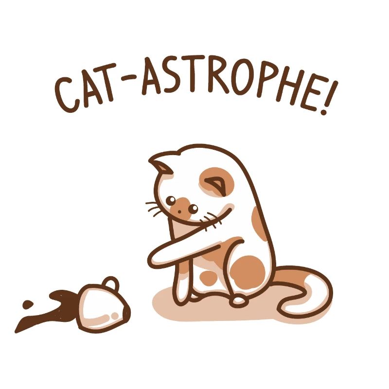 | catastrophe de chat Drôle de chaton