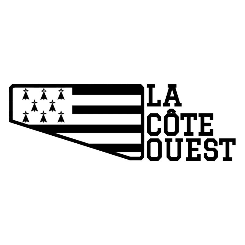 La côte ouest - Drapeau breton