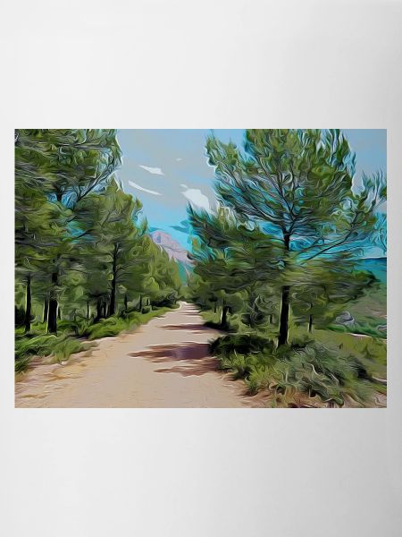 Drawing of Provence - Hiking trail