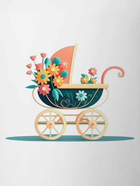 Flowery stroller 10