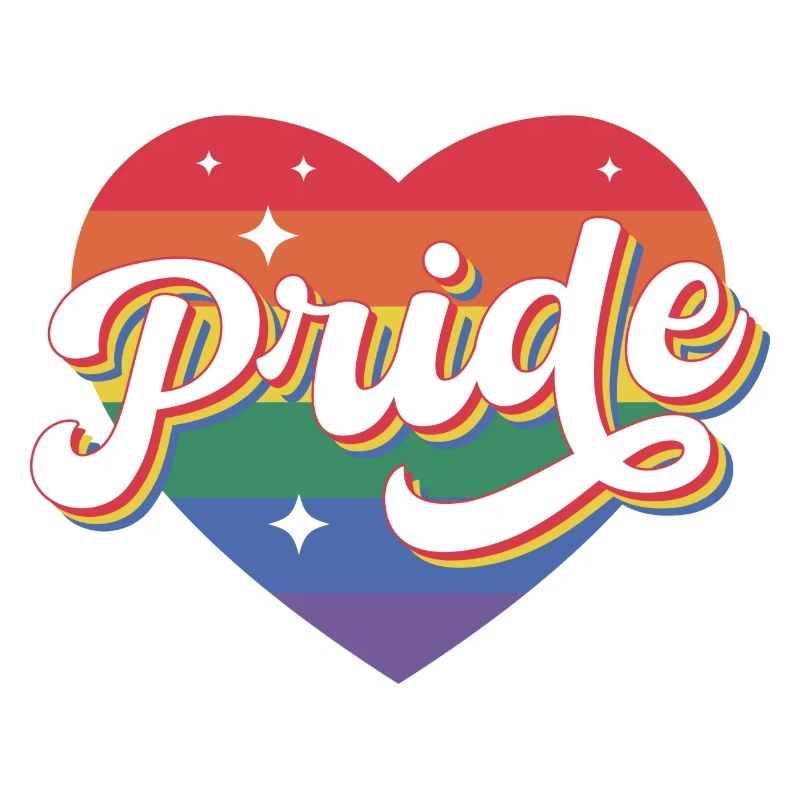 Pride Rainbow Heart