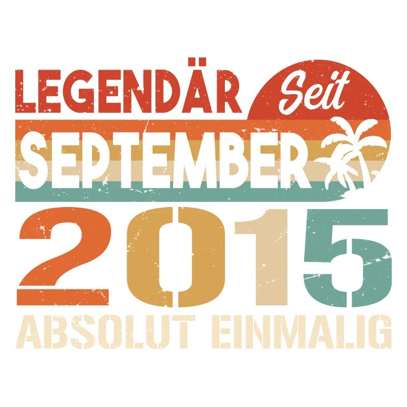 2015 September Vintage Geburtstagsgeschenk 2015