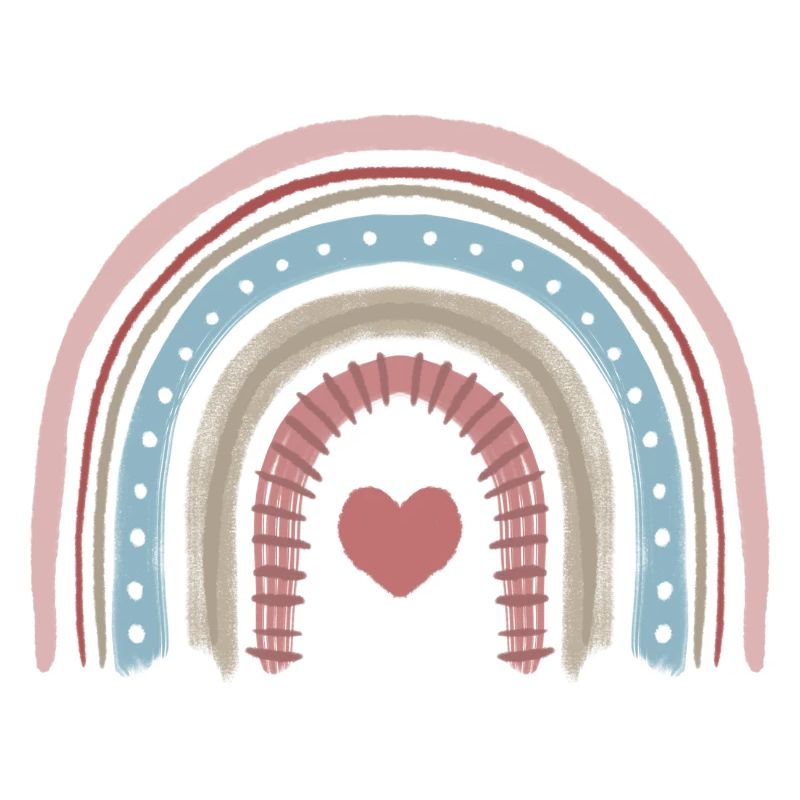 Regenbogen Boho