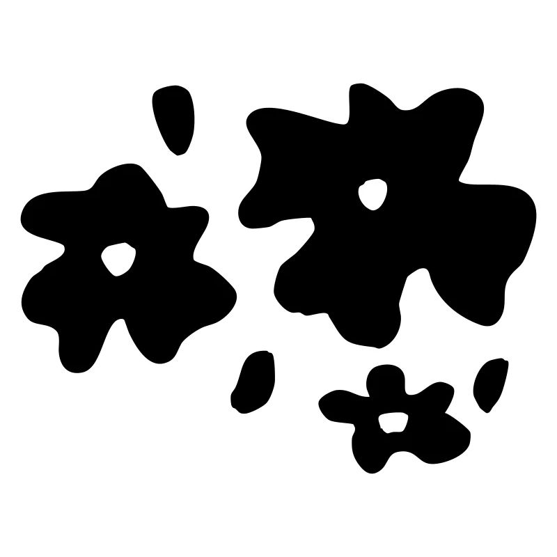 Flowers two colors front meap