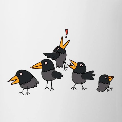 Gang of crows - Mug