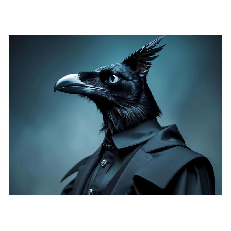 Conception de portrait d’aigle mystique