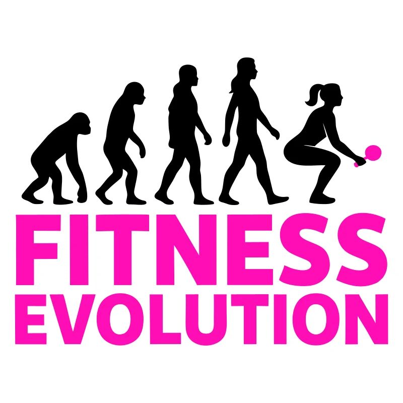 Fitness Evolution Frau Geschenk Cool