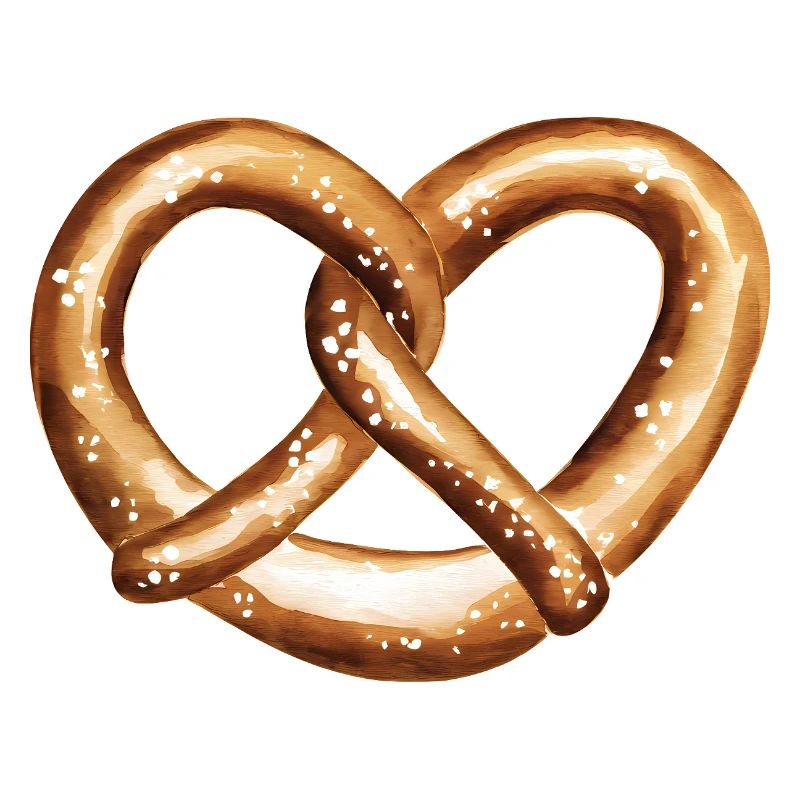 Heart Shaped Pretzel
