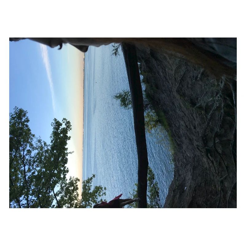 Lake view at sunset