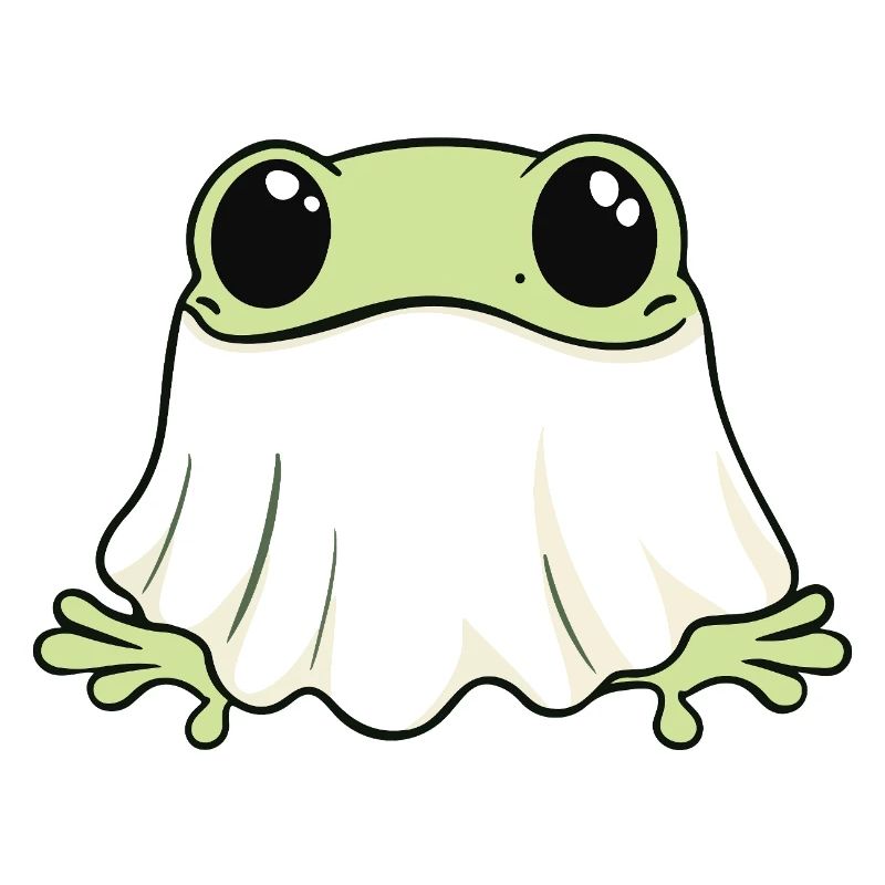 Frosch Halloween Geist