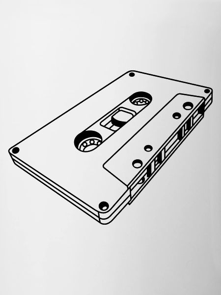 Cassette Oblique Retro – Music Mixtape Design