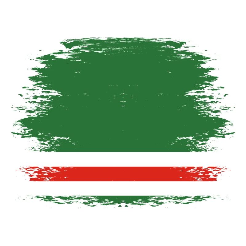 Drapeau de la Tchétchénie utilisé