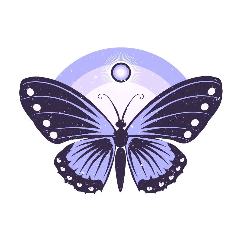 Papillon Lilas mignon