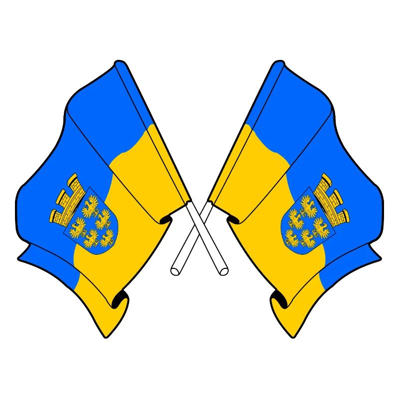 Drapeaux croisés de Basse-Autriche