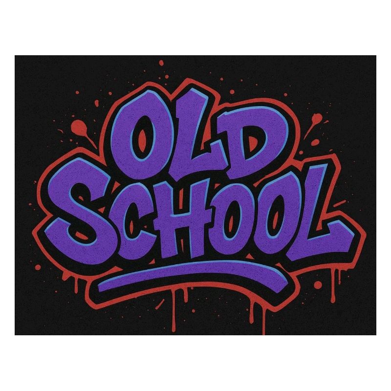 Old School Graffiti Schriftzug
