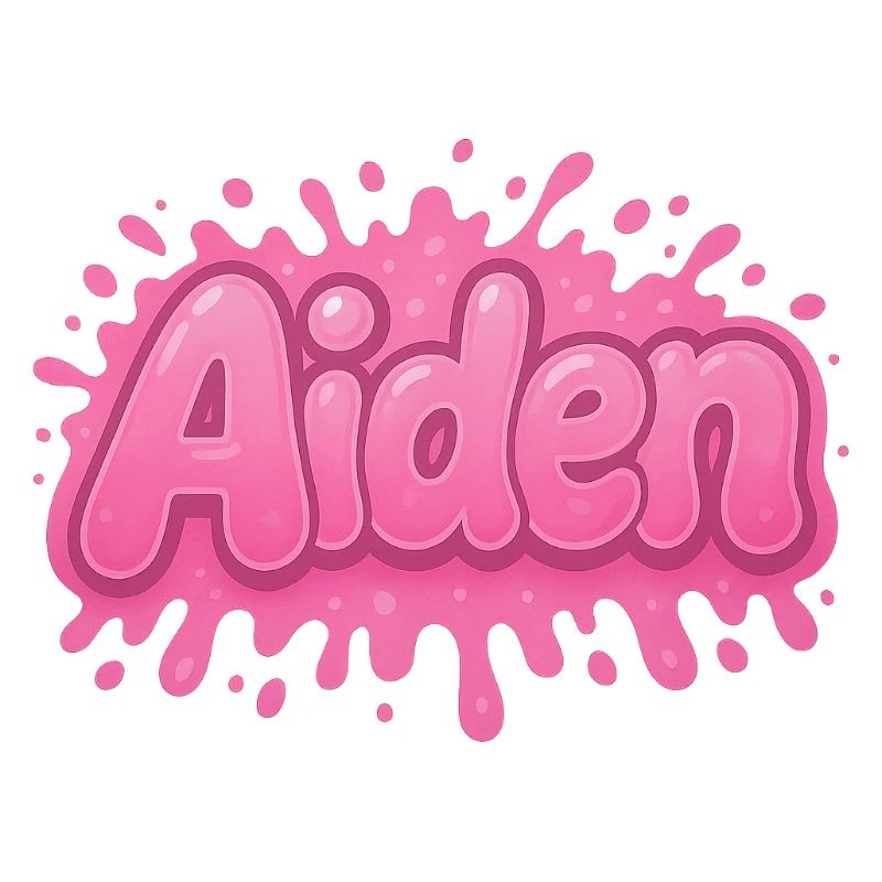 Graffiti Aiden Personalized name ideal gift printable on