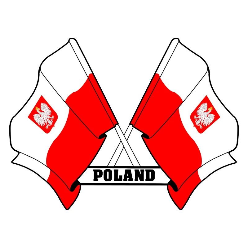 Les drapeaux de la Pologne