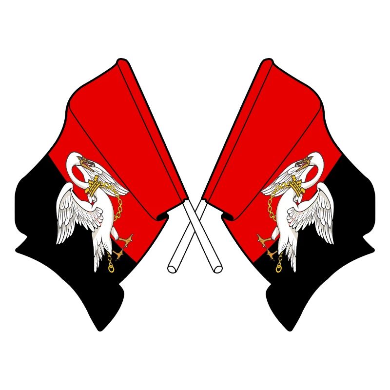 Drapeaux croisés du Buckinghamshire