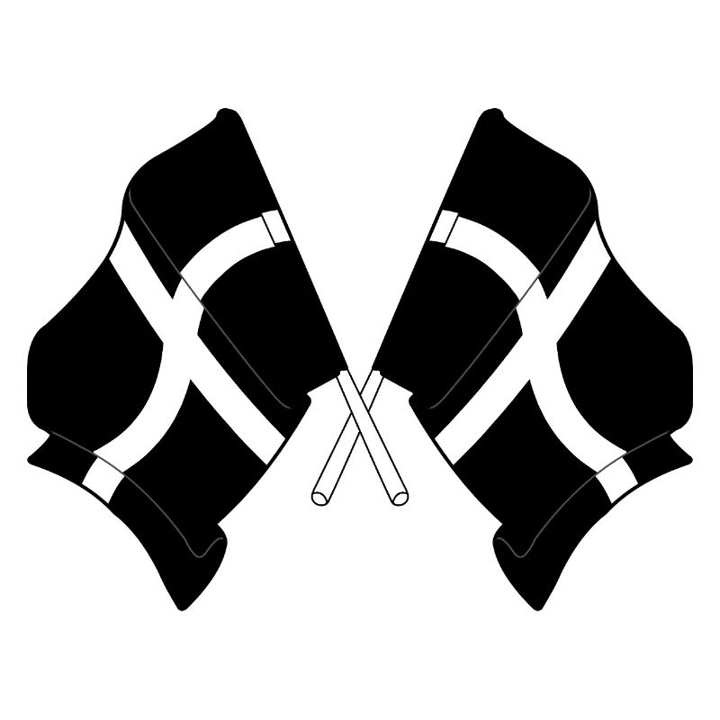 Cornwall Crossed Flags