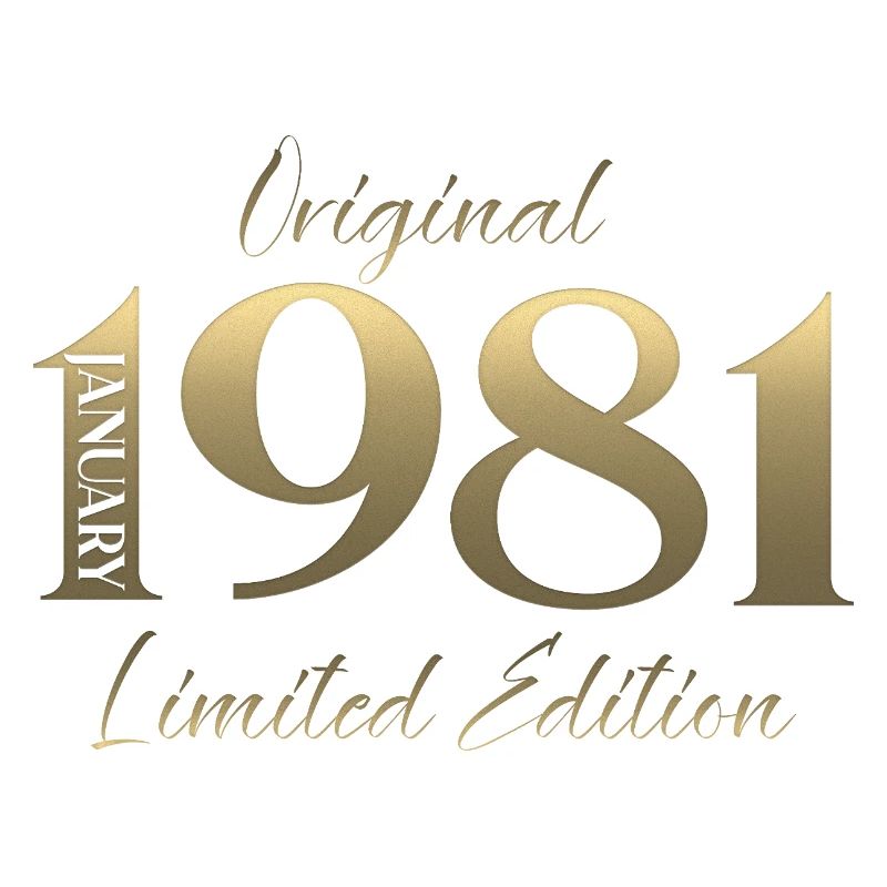 45th Birthday Original January 1981