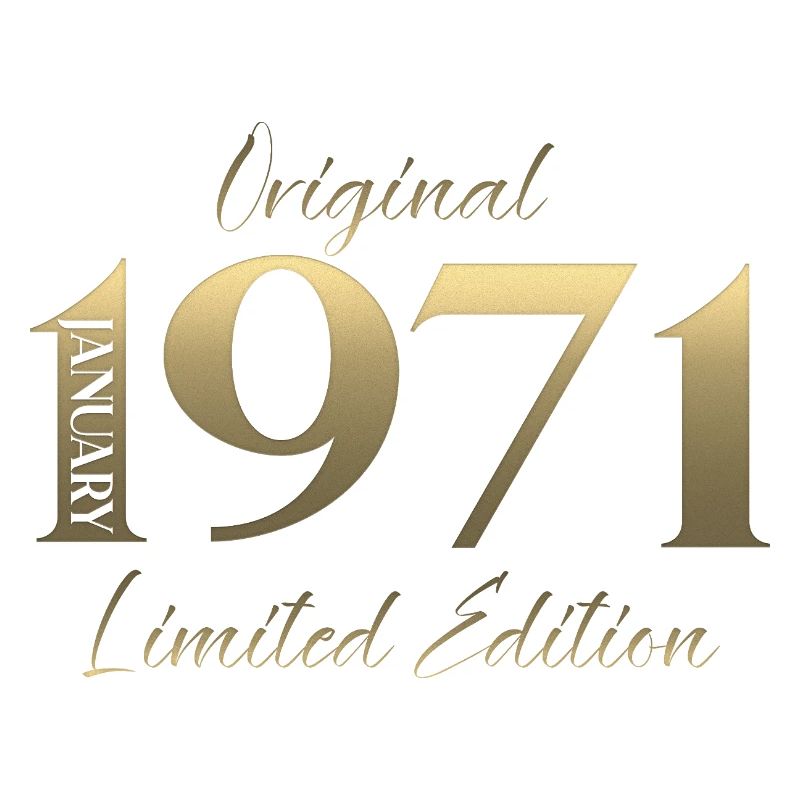 55e anniversaire Original janvier Né en 1971