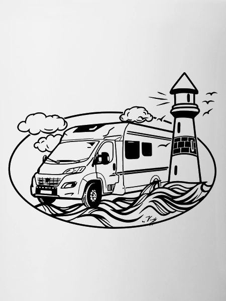 Campervan by the sea